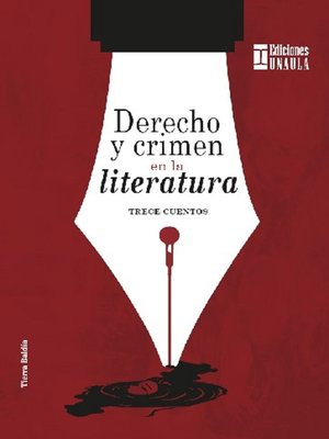cover image of Derecho y crimen en la literatura
